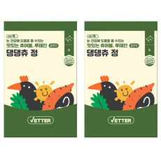 베터 반려동물 댕댕츄정 영양제, 30정, 눈물개선/눈건강, 2개