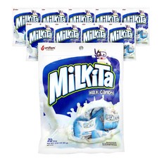 MiLKiTa 牛奶糖, 80克, 10包, 不適用