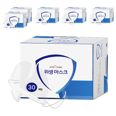 스토리빙 투명 위생 마스크, 30개입, 6개, 화이트