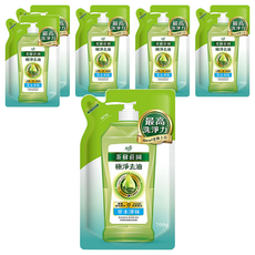 farcent 花仙子 茶樹莊園 超濃縮洗碗精補充包 草本淨味, 700g, 6包