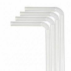 보니팩 자바라 투명 빨대 7 x 210 mm, 500개입, 3개 500개입, 3개