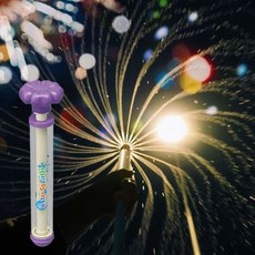 벨베이비 두꺼운 꽃 분수물총 27cm, 보라색, 1개