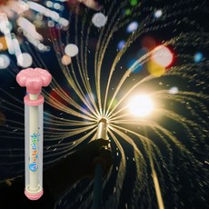 벨베이비 두꺼운 꽃 분수물총 27cm, 핑크색, 1개