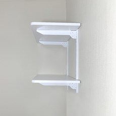 Hardwell 鋼製系統壁架, 2層, 白色