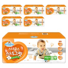 스너글스 스너그핏 팬티형 기저귀 남여공용, 점보형(2XL), 192매