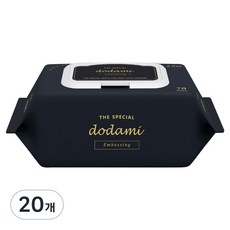 도담이 더 스페셜 엠보 유아물티슈 캡형, 20개, 70매, 70g