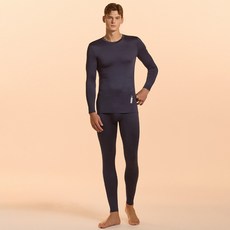 Puma 男士壓花抓絨內衣上衣 + 下裝套裝