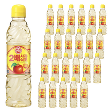 오뚜기 2배 사과식초, 24개, 500ml