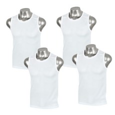 Slazenger 男士酷涼圓領無袖T恤 4件組