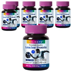 HOLIDAYS 白胺酸蛋白質, 60片, 6個