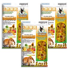 Pet Village 魔法村 天然綜合水果乾 小動物用, 120g, 3包