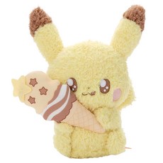 TAKARA TOMY A.R.T.S Pokepeace 絨毛 可愛甜點皮丘, 1個, 黃色