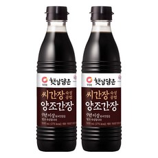 햇살담은 씨간장 숙성공법 양조간장, 500ml, 2개