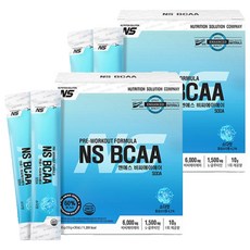 NUTRITION SOLUTION NS BCAA支鏈胺基酸補充粉 蘇打口味 30條入, 2個, 300g