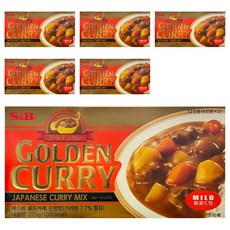 S&B 愛思必 金牌咖哩塊 甜味, 220g, 6盒