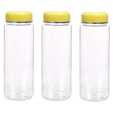 MAKA 透明 Tritan 隨行瓶 3入, 黃色, 500ml, 3個