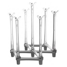 日式伸縮瀝水摺疊收納杯架, 1個