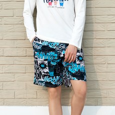 VENDIS 男性英雄沙灘褲, 藍色