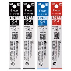 파이롯트 쥬스업 3색 4색 리필심 4p 0.4mm, 블랙 + 블루 + 레드, 1세트