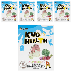 郭老師 純手工無添加寶寶蔬果字母義大利麵 8個月以上, 150g, 5盒, 蔬菜