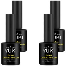 유키 퍼펙트 UV&LED 파츠젤, 4개, 10g
