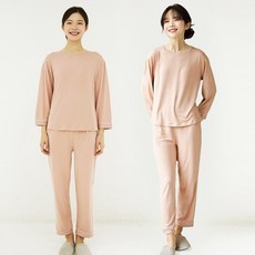 테라우드 여성용 피치기모 헤이븐 파자마 상하의 2p 세트
