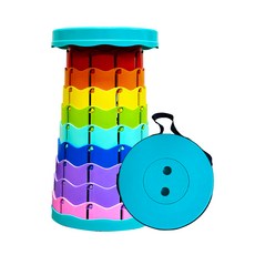 Silvercast 彩虹伸縮釣魚&露營椅, 1個, 薄荷綠