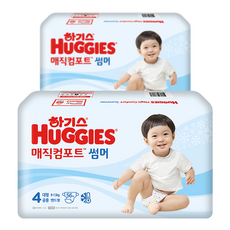 HUGGIES 好奇 Magic Comfort 夏季舒適黏貼型尿布, L, 112片