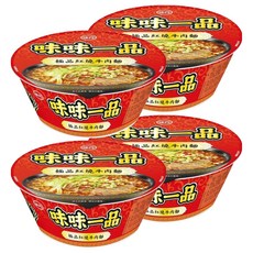 味丹 極品紅燒牛肉麵 181g, 4入