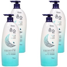 엘라스틴 윤슬 중건성 샴푸 시트러스 허브향, 750ml, 4개