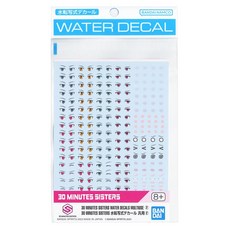 BANDAI 30MS 組裝少女輕作戰水貼紙 組裝模型 15歲以上適用, Multicolor, 1張