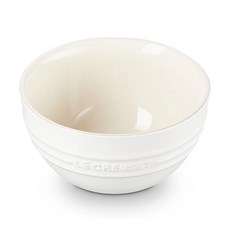 LE CREUSET 瓷器韓式飯碗 350ml, 棉花白, 1個