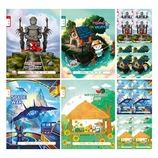 YOUNG ART 男童用10格書寫練習簿 24頁, 隨機出貨, 20個