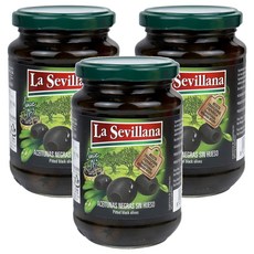 라세빌라나 블랙올리브, 370g, 3개