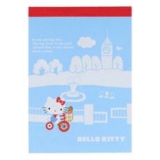 Hello Kitty 50週年迷你便條紙-趣味樂活, 迷你便條紙，可愛圖案，方便攜帶, 100張, 1入