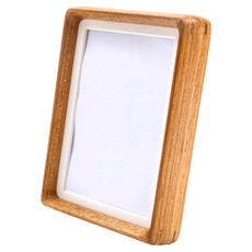 HOLA 和樂家居 奧可利圓角實木相框, 柚木, 1個