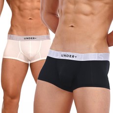 UNDERPLUS Silk Modal 50支莫代爾 桑蠶絲 四角內褲