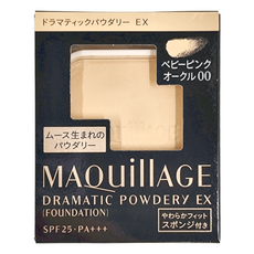 MAQuillAGE 心機彩粧 心機星魅輕羽粉餅UV EX SPF25 PA+++ 附粉撲 9.3g, BP00, 1個