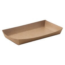 大慶 牛皮方形紙盤 DK-3 17.8 x 8.5 x 2.5 cm, 100入, 1個