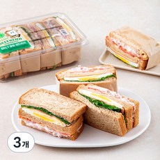 그린래빗 BELT 클럽 샌드위치, 480g, 3개