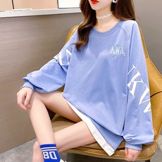 루나걸 여성용 카엘 루즈핏 맨투맨