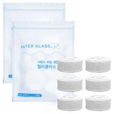 필터클래스 아토젯 프리미엄 세면대 호환 1년세트 6p, 2개, 무향