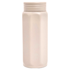 HOLA 和樂家居 PALETTE 旋蓋式稜角不鏽鋼保溫瓶, 彌月咖, 340ml, 1個