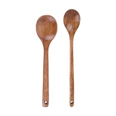 Bloom at home 漆木炒勺 L號+長柄炒勺, 混色