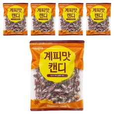 하양댁 계피맛 진한 사탕, 600g, 5개