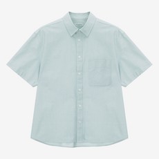 MIND BRIDGE 男款All Day牛津布寬鬆版型短袖襯衫