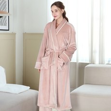 LAURA ASHLEY 女款 Adoring 人造貂皮絨長袍