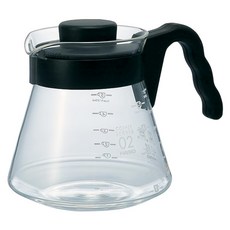 HARIO 好璃奧 V60 好握02咖啡壺, 700ml, 1個, VCS 02B 黑色