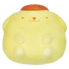 Sanrio 三麗鷗 捏捏樂 解壓發洩慢迴彈兒童玩偶 2入, 布丁狗, 1組