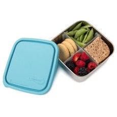 UKonserve 4등분 도시락통 정사각형 미디엄, 하늘, 1개